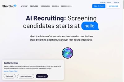 ShortlistIQ: AI Recruiting Tool preview